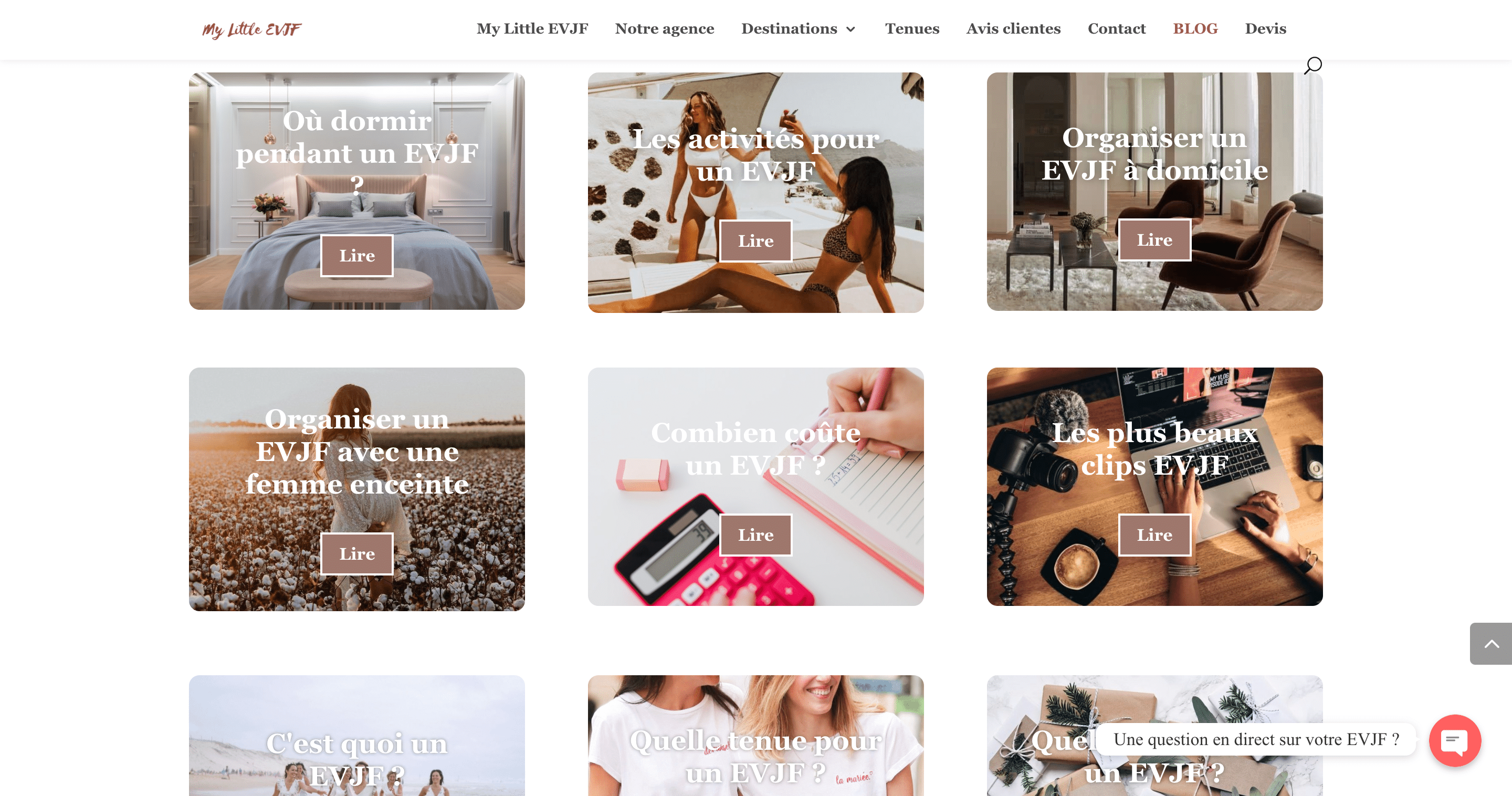 Les meilleurs Blogs EVJF