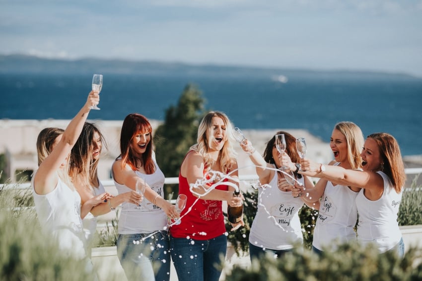 shooting photo evjf split:hvar shooting photo evjf split:hvar